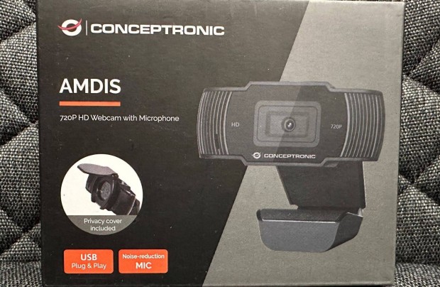 Conceptronic Amdis 720P Webkamera Mikrofonnal