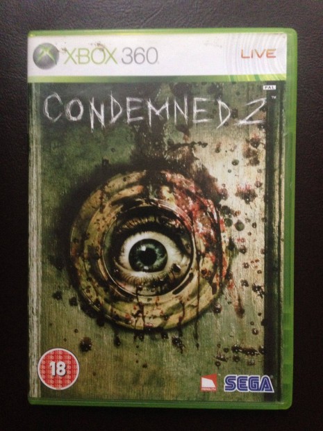 Condemned 2 Bloodshot eredeti xbox360 jtk elad-csere