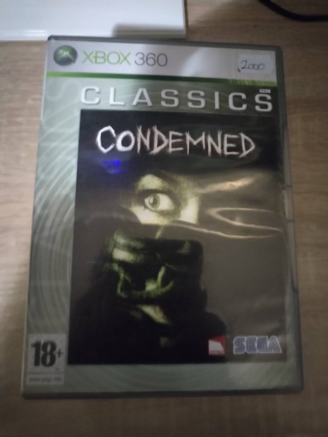 Condemned horror Xbox 360 jtk 