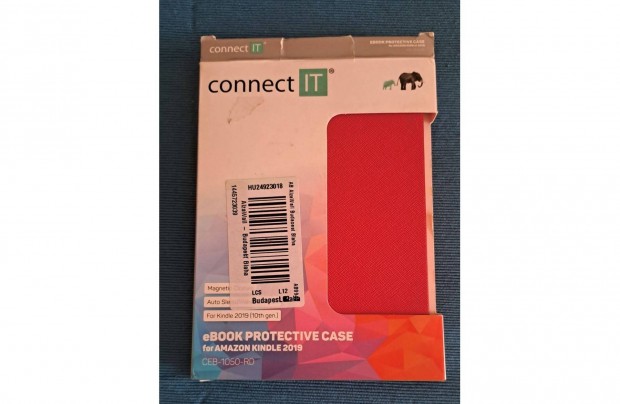 Connect IT CEB-1050-RD tok Amazon Kindle (2019) készülékhez - piros
