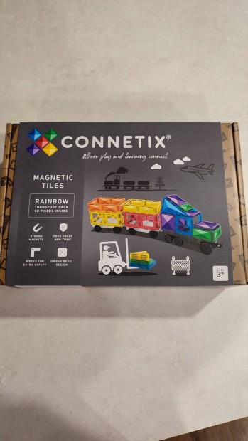 Connetix mgneses ptjtk rainbow transport 50 pack