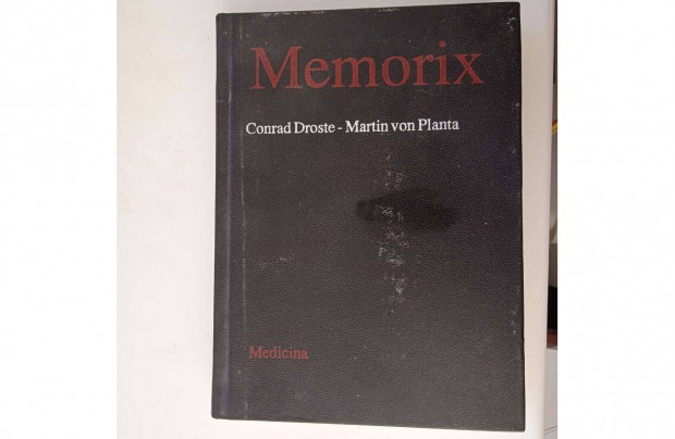 Conrad Droste - Martin von Planta - Memorix , Medicina , 1990