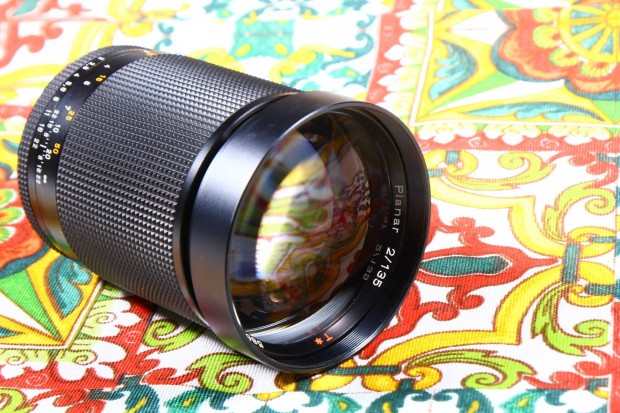 Contax Planar f2 135mm cy carl Zeiss objektív