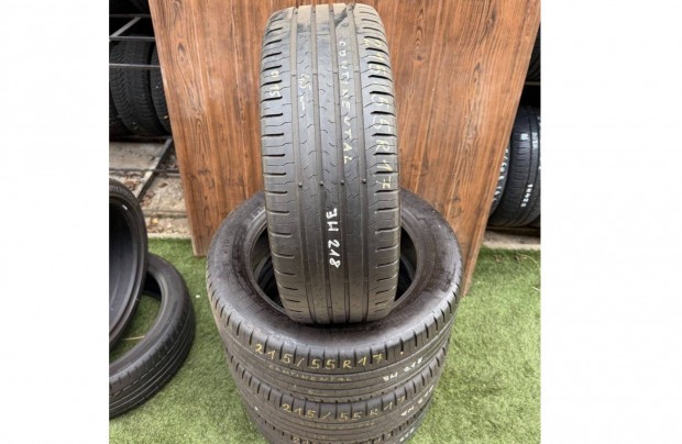 Continental 215/55 R17 4,5-5mm 2015-s Nyri Gumiabroncs 4db #218