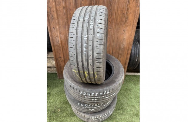 Continental 225/55 R16 4-4,5mm 2016-os nyári gumiabroncs 4db #427