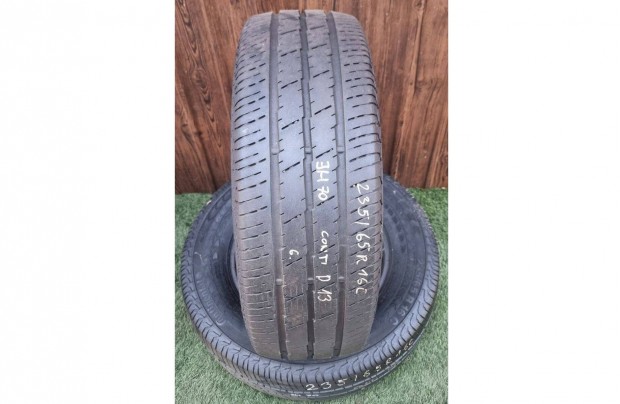 Continental 235/65 R16C 6-7mm 2013-as Nyri Gumiabroncs 2db #70