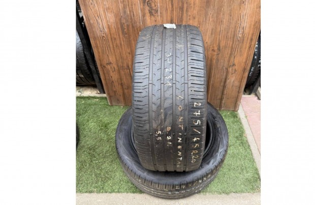Continental 275/45 R20 5,5mm 2021-es Nyári Gumiabroncs 2db #231