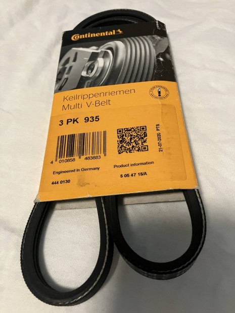 Continental 3 PK 935 Új hosszbordás szíj