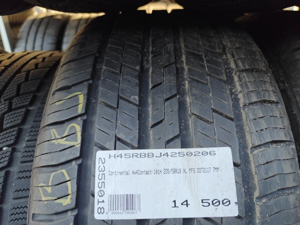 Continental 4x4Contact 101H 235/50R18 XL MFS DOT2117 7MM HASZNÁLT
