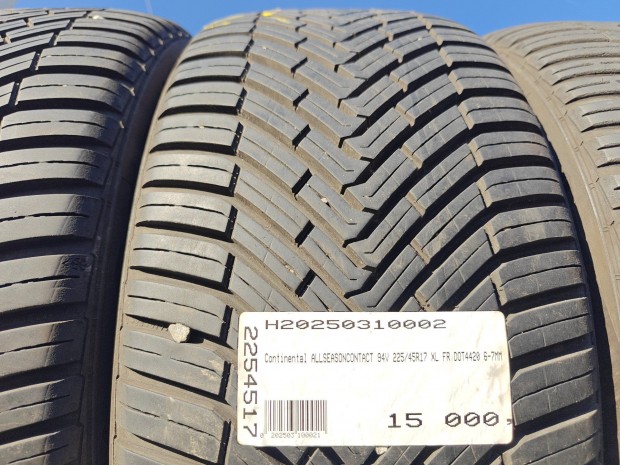 Continental ALLSEASONCONTACT 94V 225/45R17 XL FR DOT4420 6-7MM