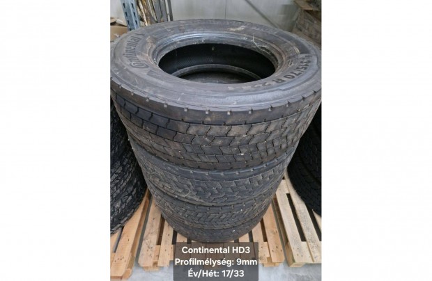 Continental HD3 H�z� 315/70 R22,5 4db sima �s 4db v�gott