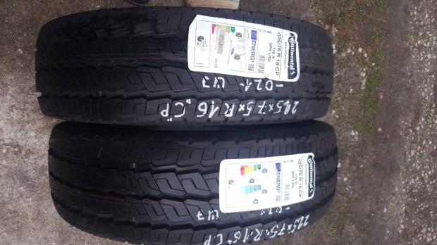 Continental Lakóautó és kisteher új gumik 2db.225/75R16C