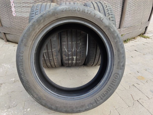 Continental Premiumcontact 6 225/50 R17 Y XL, 4 db nyri autgumi