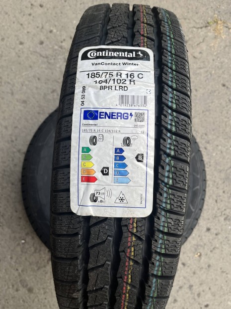 Continental Vancontact Winter 185/75r16C 2db j tli gumi