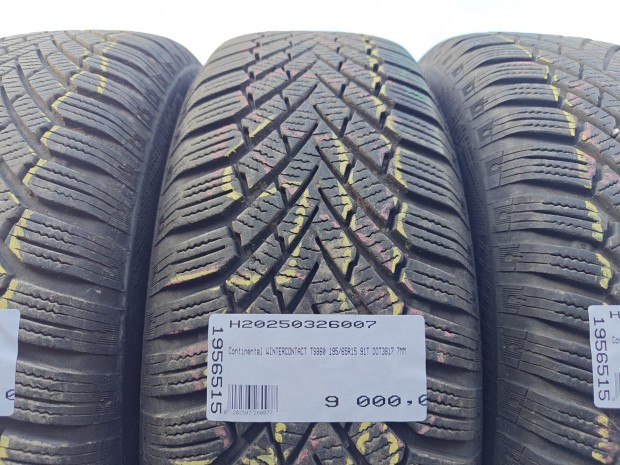 Continental WINTERCONTACT TS860 195/65R15 91T DOT3817 7MM HASZNÁLT