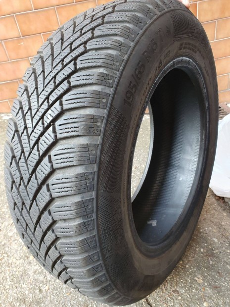 Continental Wintercontact 195/65 R 15 keveset futott téli gumi 4 db