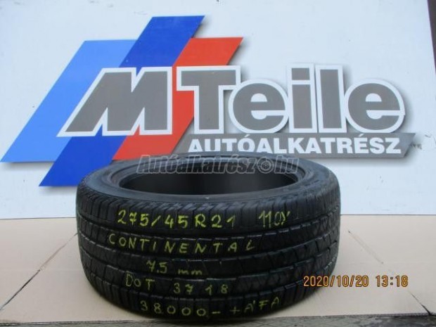 Continental crosscontact lx sport tli 275/45r21 110 y tl 2018