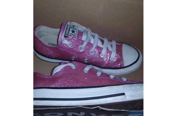 Converse kislny csillog rzsaszn cip, tornacip ( 31,5 mret )