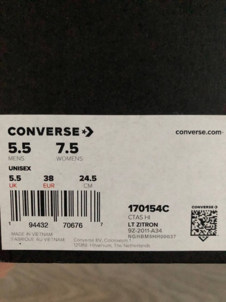 Converse magas szr tornacip