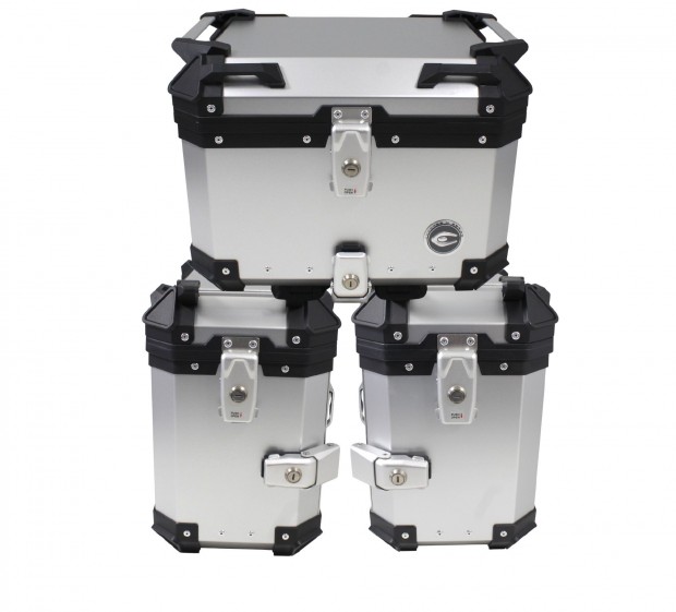 Coocase 3 darabos alumnium doboz szett (2x36L szimmetrikus + 45L) ez