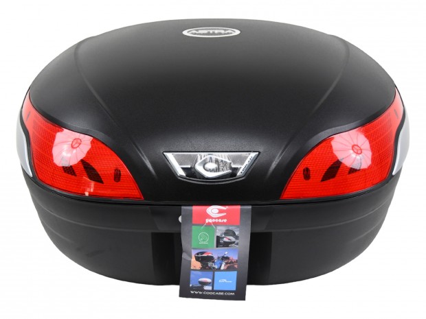 Coocase 48L központi doboz LED féklámpával, piros prizma