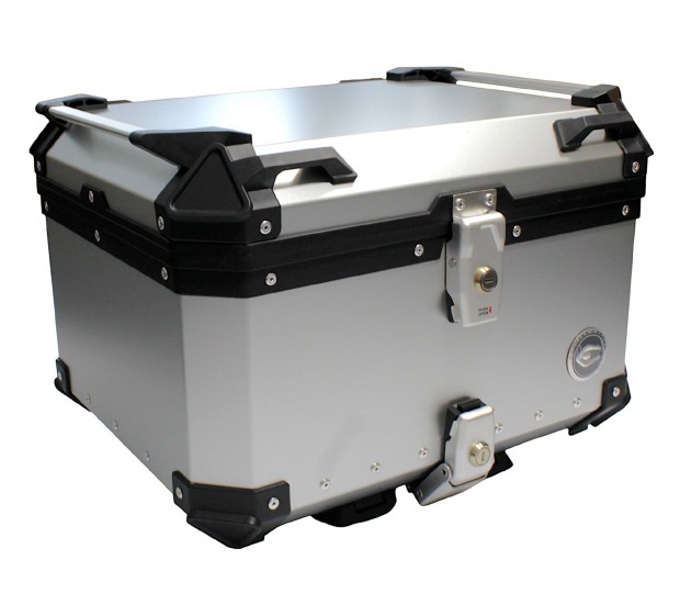 Coocase 55L Alumnium kzponti doboz httmlval, ezst