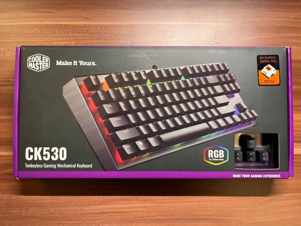 Cooler Master CK530 mechanikus billentyzet - brown