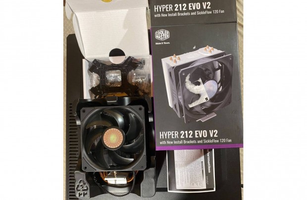 Cooler Master Hyper 212 Evo V2 processzor ht