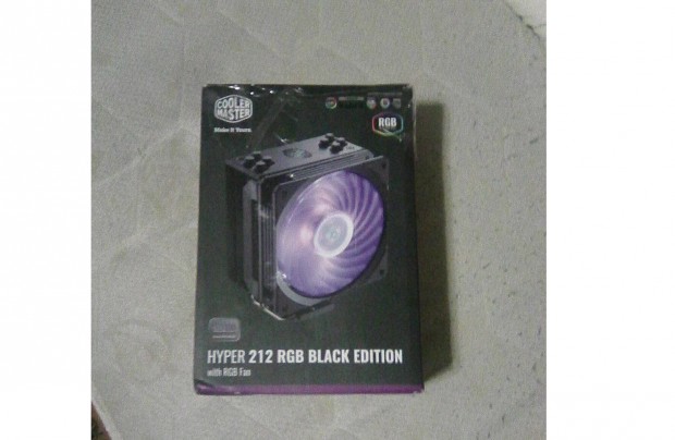 Cooler Master Hyper 212 RGB Black Edition proci ht. Postzom is
