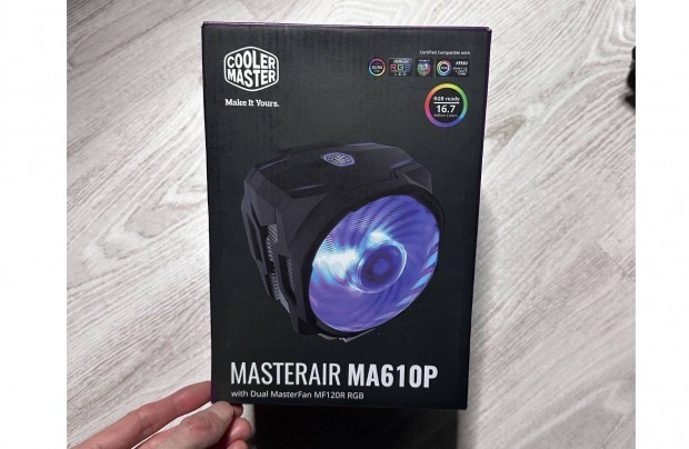 Cooler Master Masterair MA610 RGB processzor, CPU ht