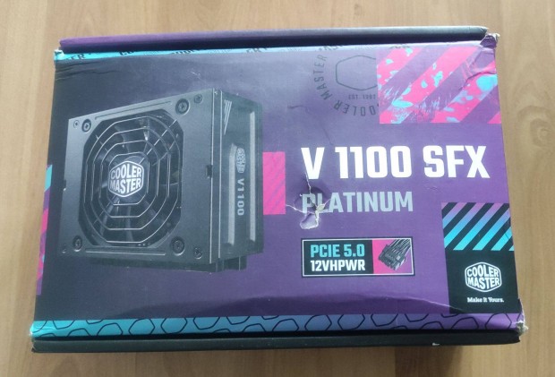 Cooler Master V1100 SFX 1100W Platinum SFX / Itx Modulris Tpegysg P