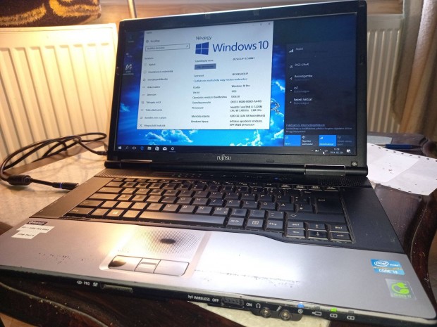 Core i5 Fujitsu Lifebook, WIN 10 OS, 4 GB ram, 4 H akkuid ingyen szl