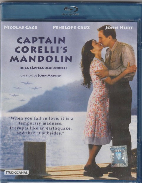 Corelli kapitny mandolinja Blu-Ray