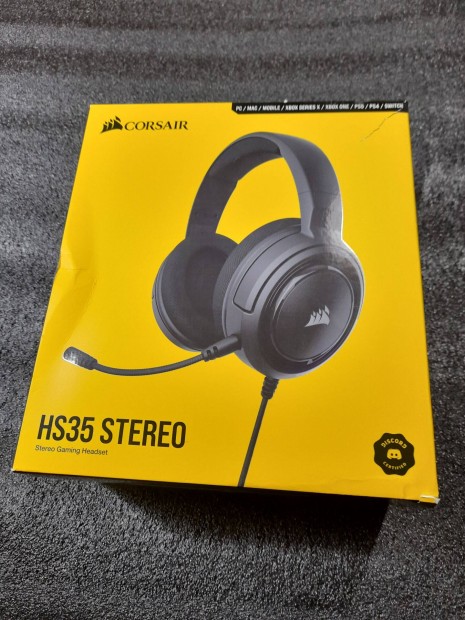 Corsair HS35 Stereo Gaming Fejhallgat (Vezetkes)