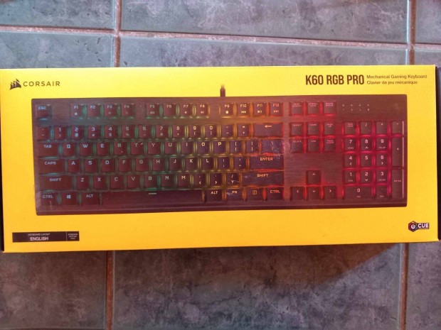 Corsair K60 RGB Pro Gamer Billentyűzet
