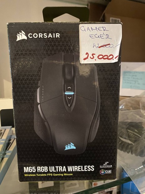 Corsair M65 RGB ultra wireless gamer egr