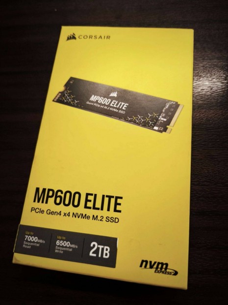 Corsair MP600 Elite Pcie 4.0 Nvme SSD - 2TB - új