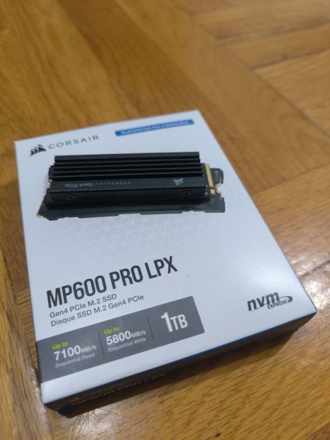 Corsair MP600 Pro Lpx 1TB SSD (PS5 Kompatibilis)