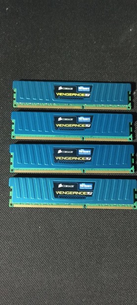Corsair Vengeance Blue LP 16GB (4x4GB) DDR3 1600 MHz CL 9