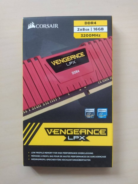 Corsair Vengeance Lpx 16GB (2 x 8GB) DDR4 3200MHz C16 RED