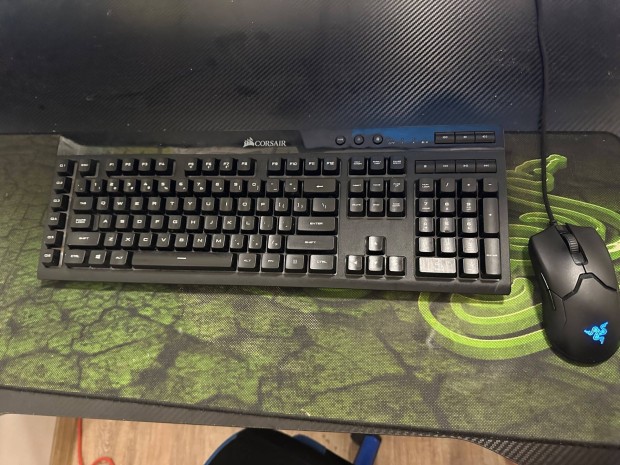 Corsair k57 wireless billentyzet, Razer Viper 8K Gaming egr