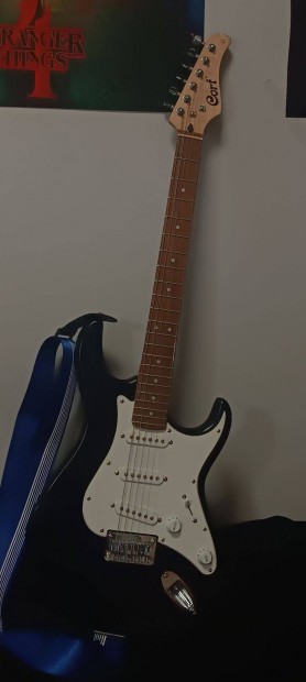 Cort G100 Stratocaster gitr, minden extra kiegsztvel!