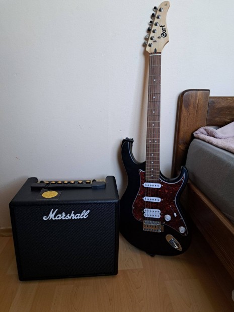 Cort G110 elektromos gitár + Marshall CODE25 gitárkombó
