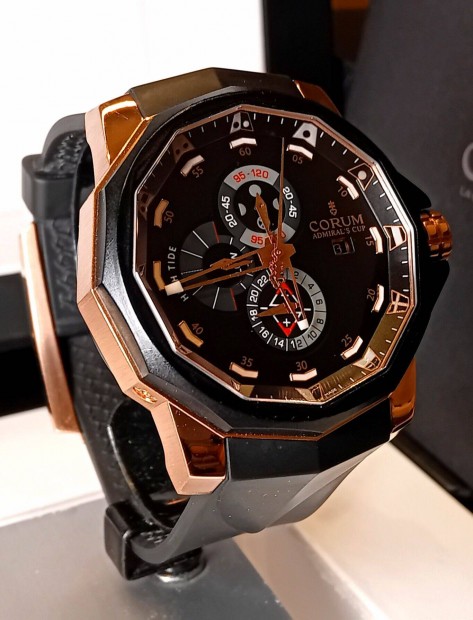 Corum Admirals Cup Tides 48 rosegold komplett garanciális eladó,csere