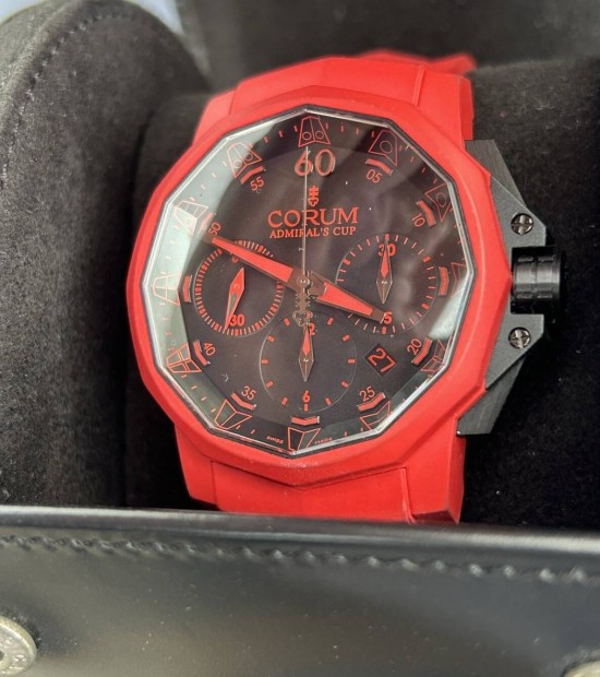 Corum limited red 44mm , breitling hublot rolex mell...