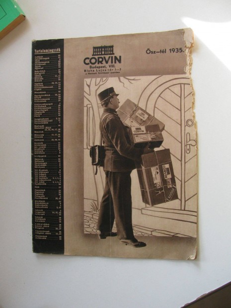 Corvin rjegyzk 1935 sz-tl Alkukpes! Csere?