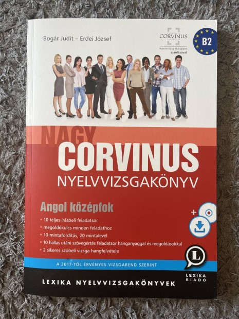 Corvinus Nyelvvizsgaknyv, Angol B2 