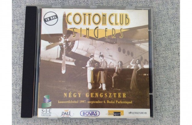 Cotton Club Singers CD Négy gengszter koncertfelvétel