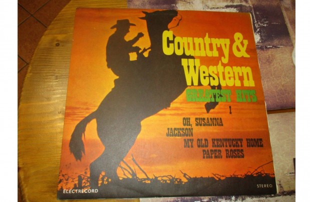 Country & Western greatest hits 1-2 LP hanglemezek eladk