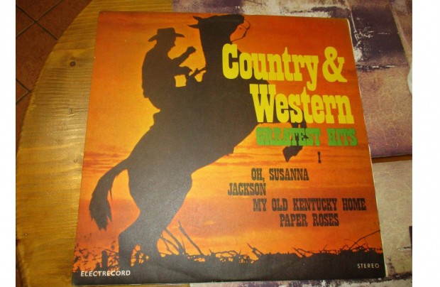 Country & Western greatest hits 1-2 bakelit hanglemezek eladk